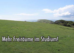 Flyer "Mehr Freiräume im Studium!" (Vorderseite)