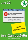 Plakat "AStA reagiert nicht (mehr)" (2013)